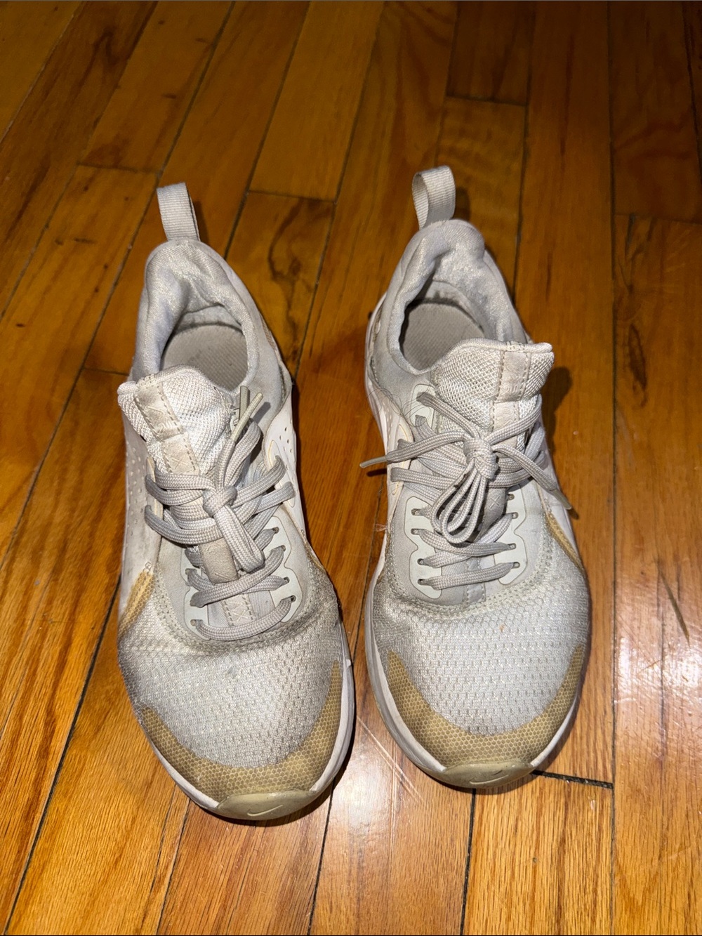 Nike Air Max Women’s Casual Knit Athletic Sneakers in Light Beige